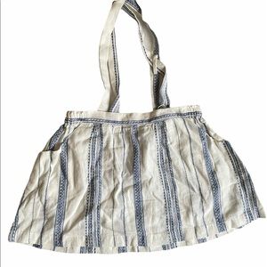 NEW toddler striped suspender skirt